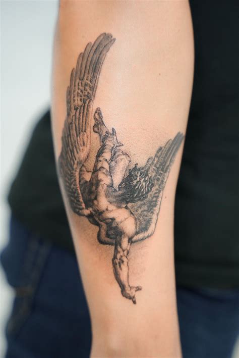 fallen angel tattoo designs|8 Fallen Angel Tattoo Ideas That Indicate Strength